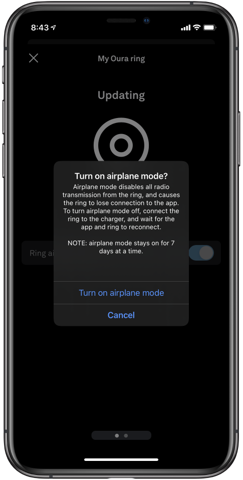 Airplane Mode – Oura Help