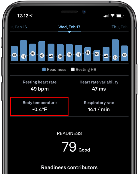 App to deals check body temperature