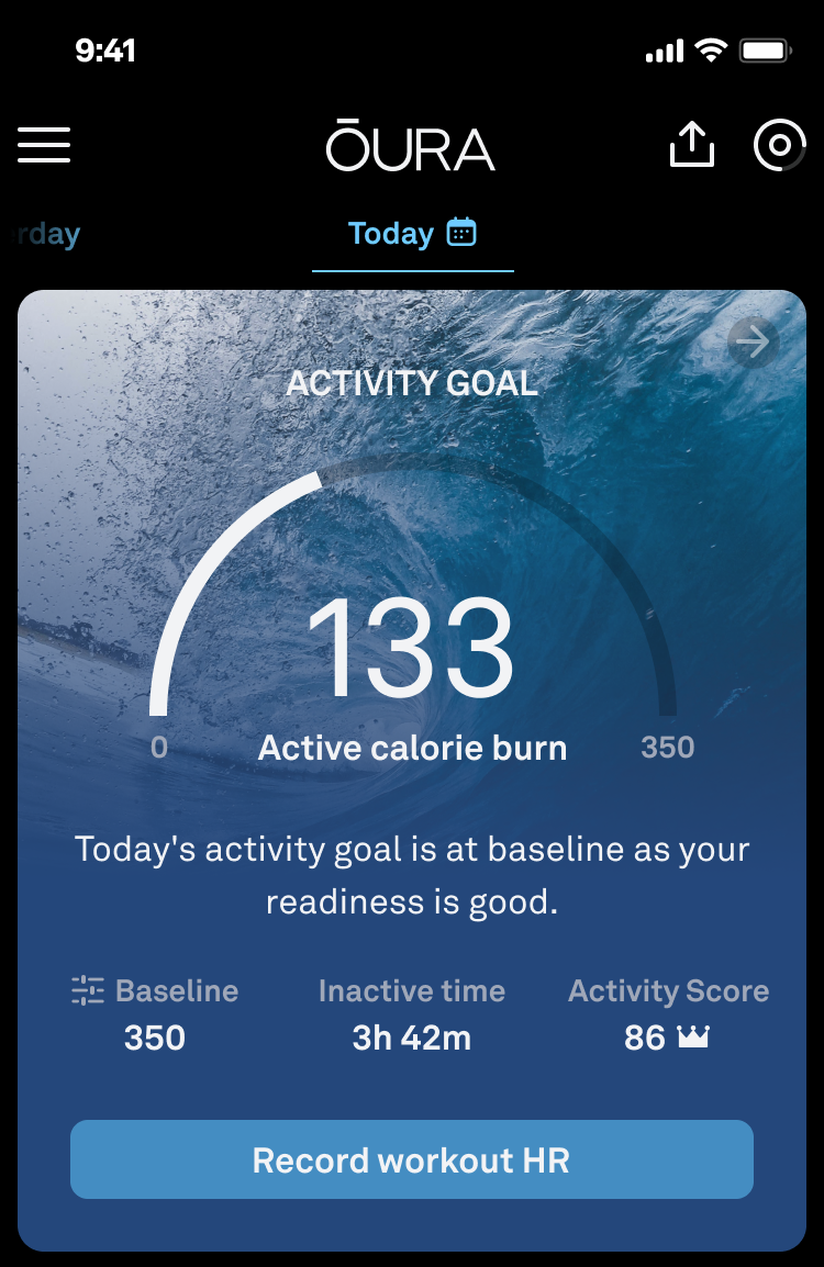 How to change discount activity app to calories