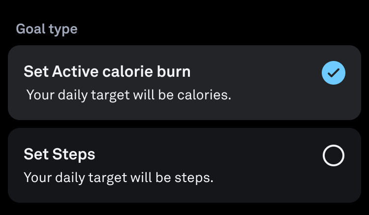 How to set calorie burn goal on apple online watch