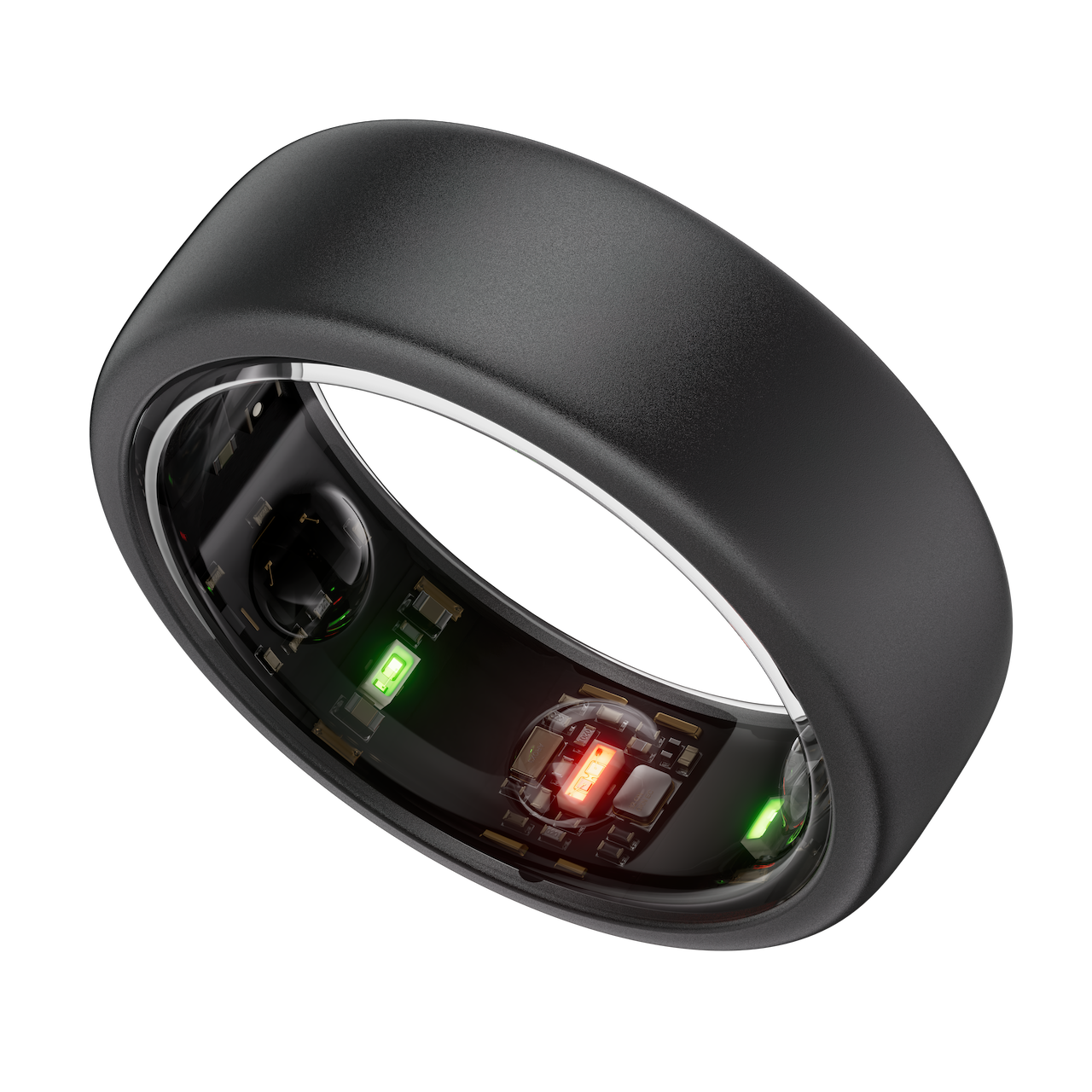 the stealth horizon model oura ring generation 3 viewed from an angle
